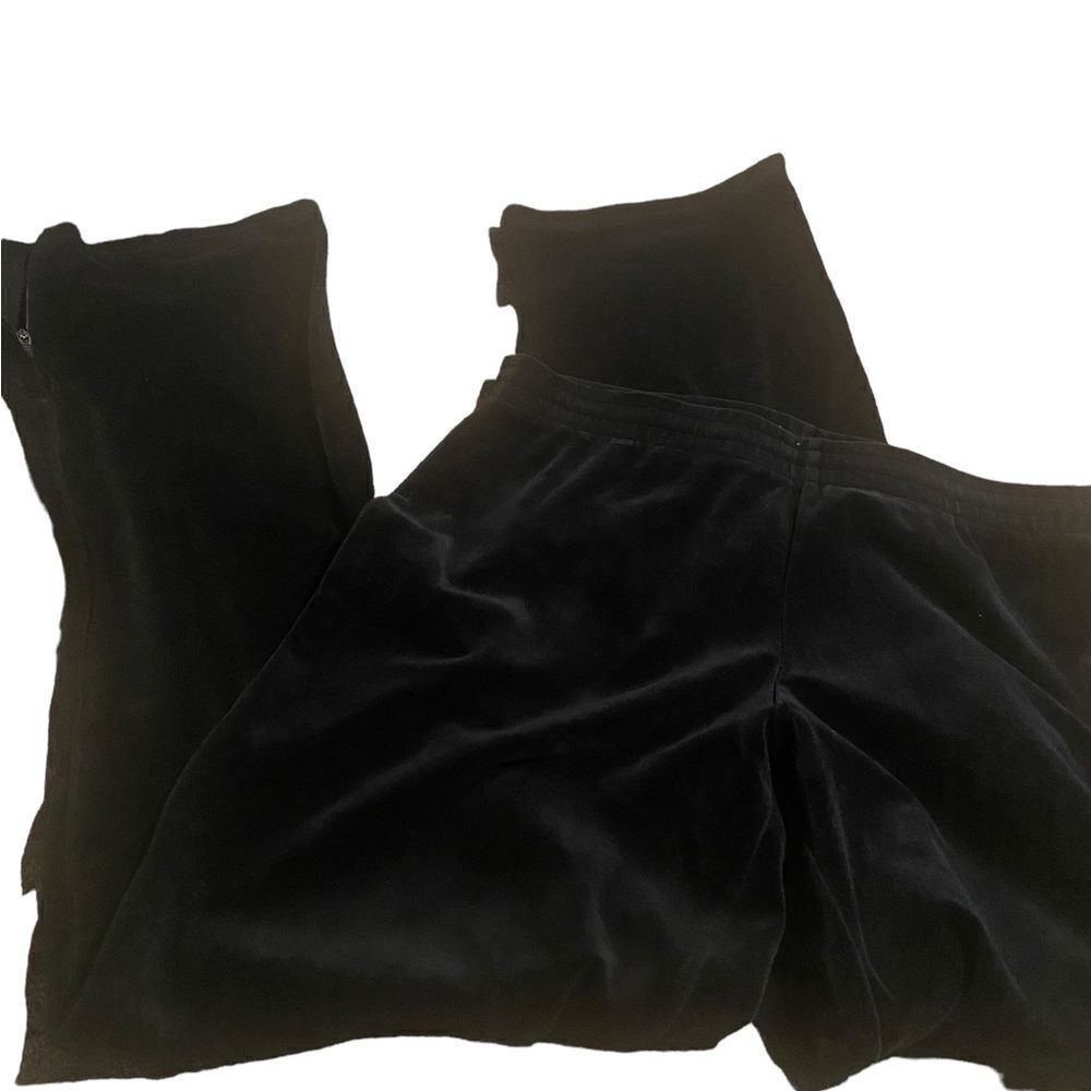 Tommy Hilfiger black velvet fee size small pants excellent condition